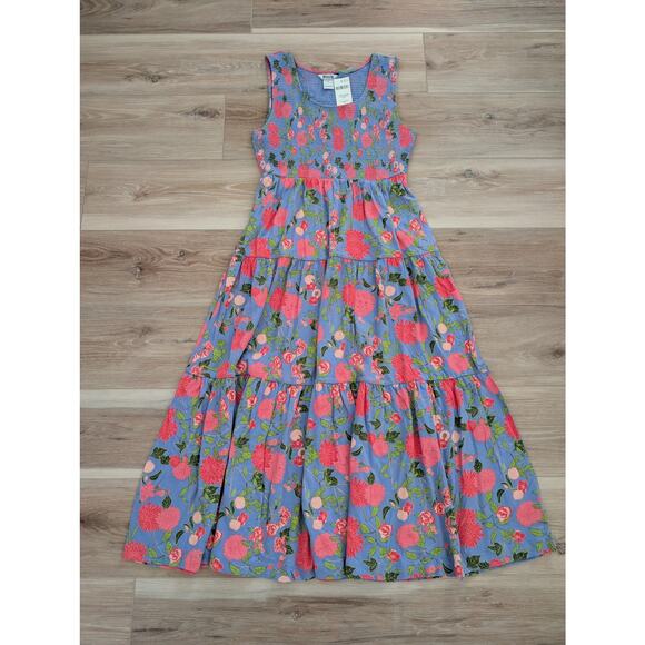 NWT Duluth Trading Co Lightweight Longtail Smocked Sun Dress size Small - Picture 2 of 7